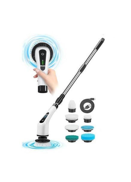 Акумуляторна щітка для прибирання 9 в 1 бездротова багатофункціональна електрична (CB090) No Brand (360867095)