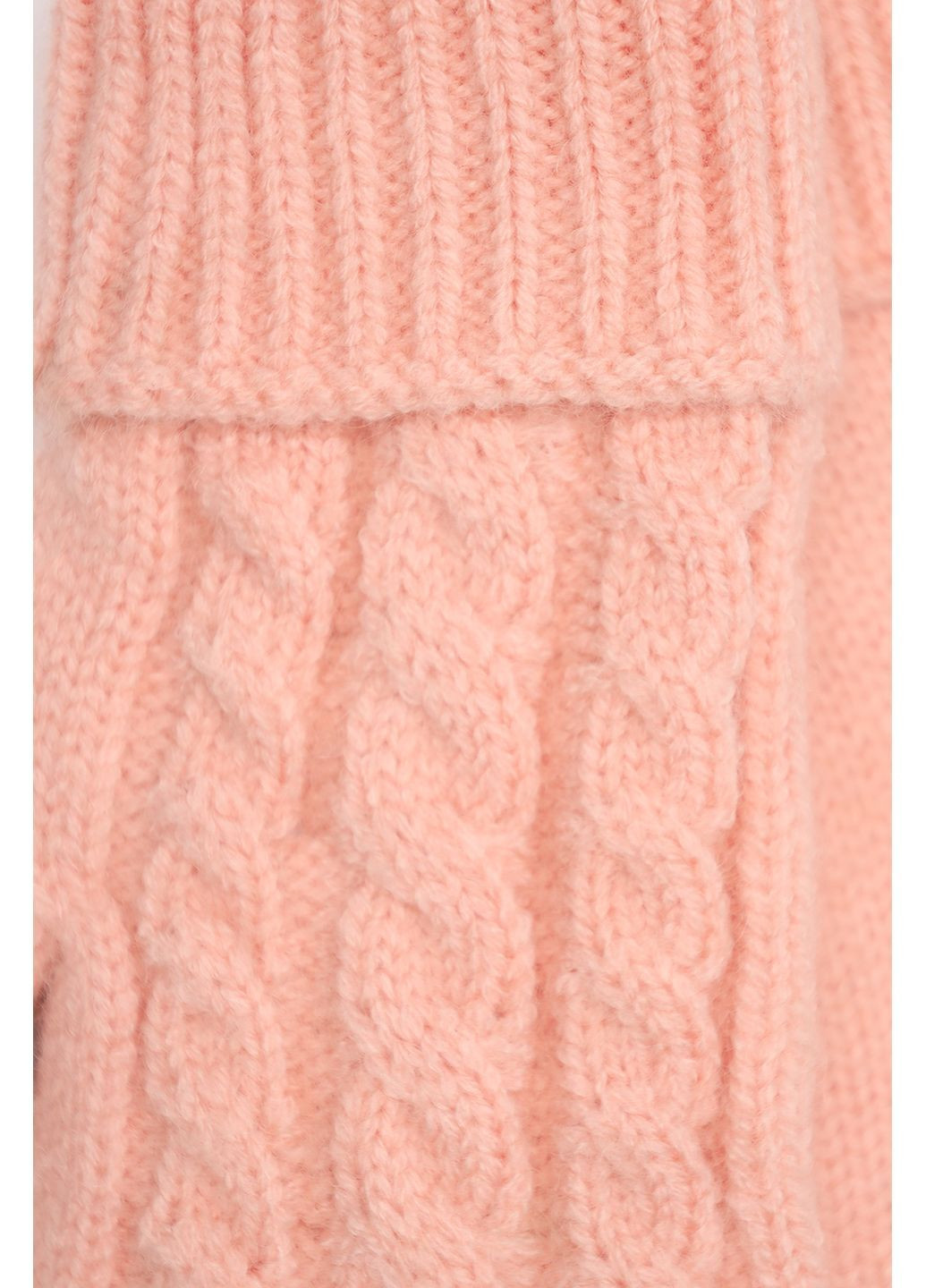 Варежки для девочки цвет персиковый ЦБ-00285033 Rubi (365782844)