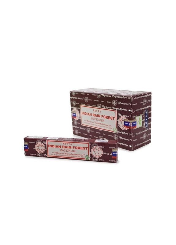 Аромапалочки premium incense sticks пилковий пахощі 15гр. Дощовий Ліс Satya (317309105)