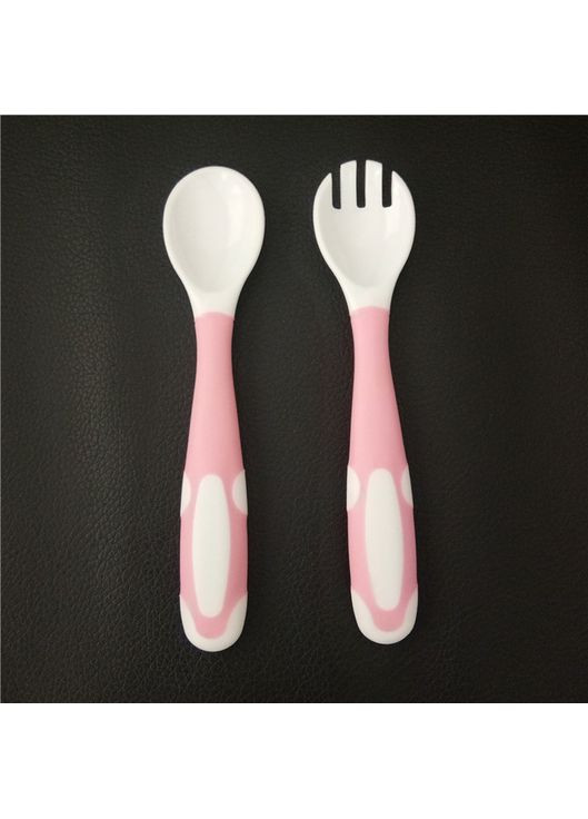 Набор детских столовых приборов Розовый No Brand (367959249)