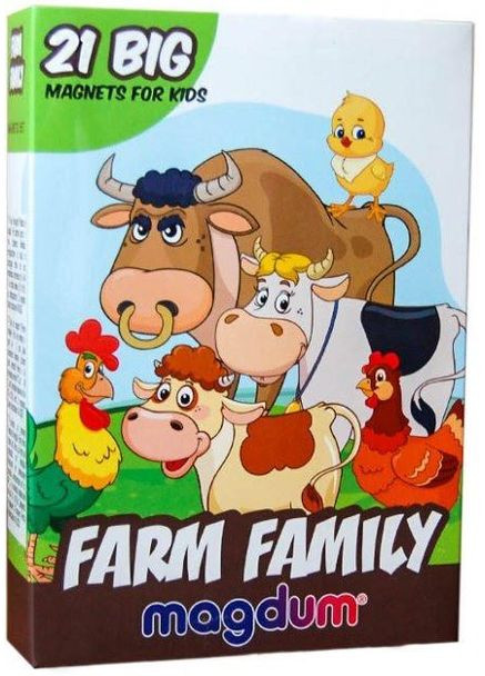 Набор магнитов Magdum Ферма семейки ML4031-21 EN No Brand (330606904)