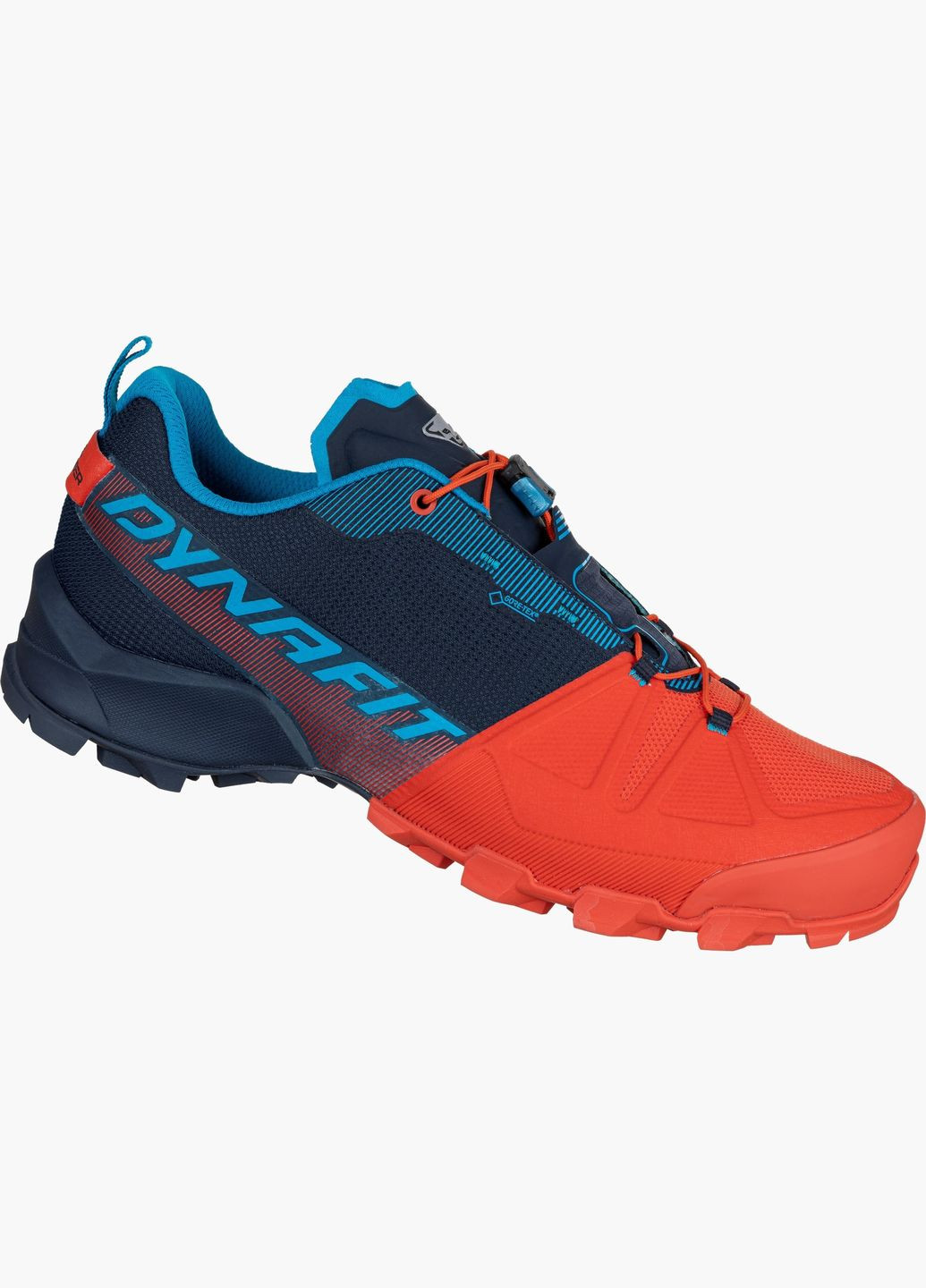Цветные всесезонные кроссовки мужские transalper gtx синий-оранжевый Dynafit