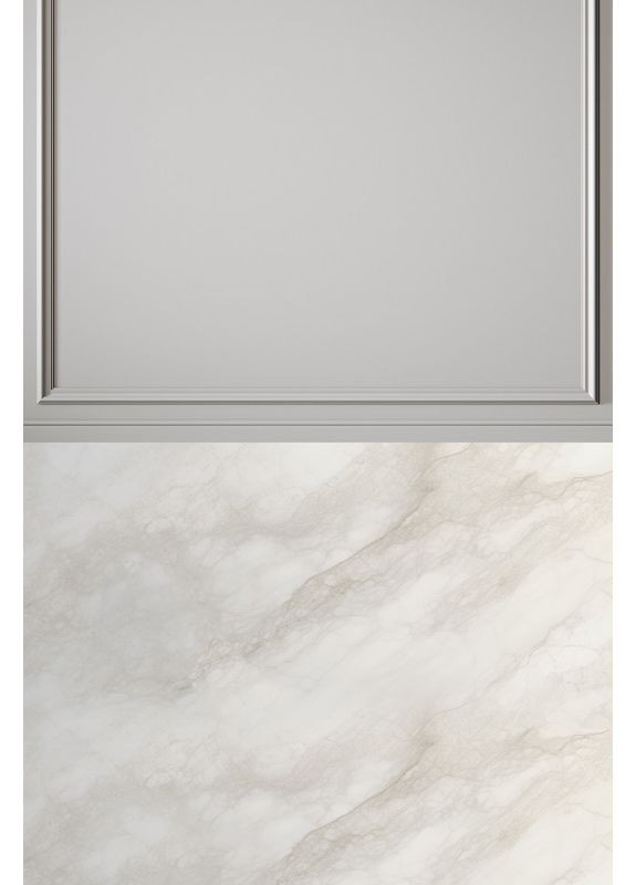 Фон для фотографии с серой гладкой стеной и теплым мраморным полом, минимализм 100×150 см, №57415 PhotoVinyl (354718826)