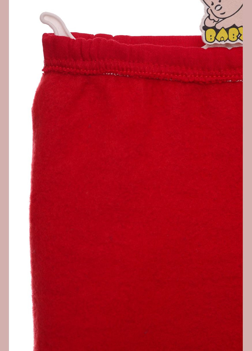 Червоний зимній костюм на флісі для хлопчика трикотажний з червоним драконом 80 см (27065) BABYKROHA