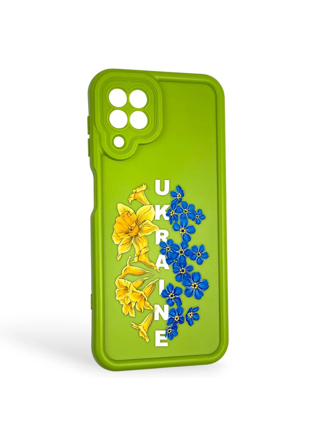 Чохол силіконовий Soft Touch з 3D принтом для Galaxy M22 4G (SM-M225F) салатовий (Повний захист камери) Samsung (373670547)