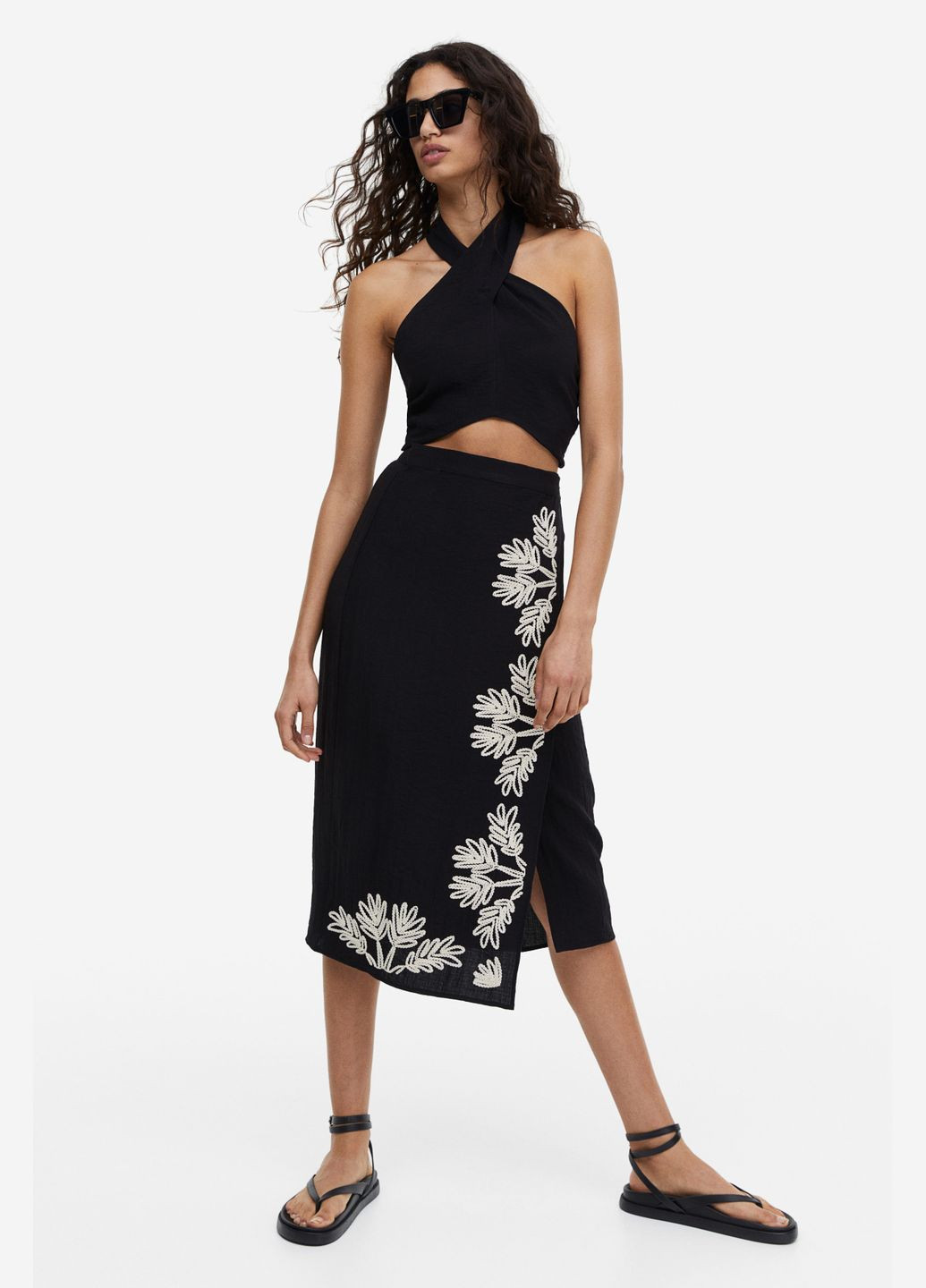 Кроп топ из вискозы H&M (338948695)