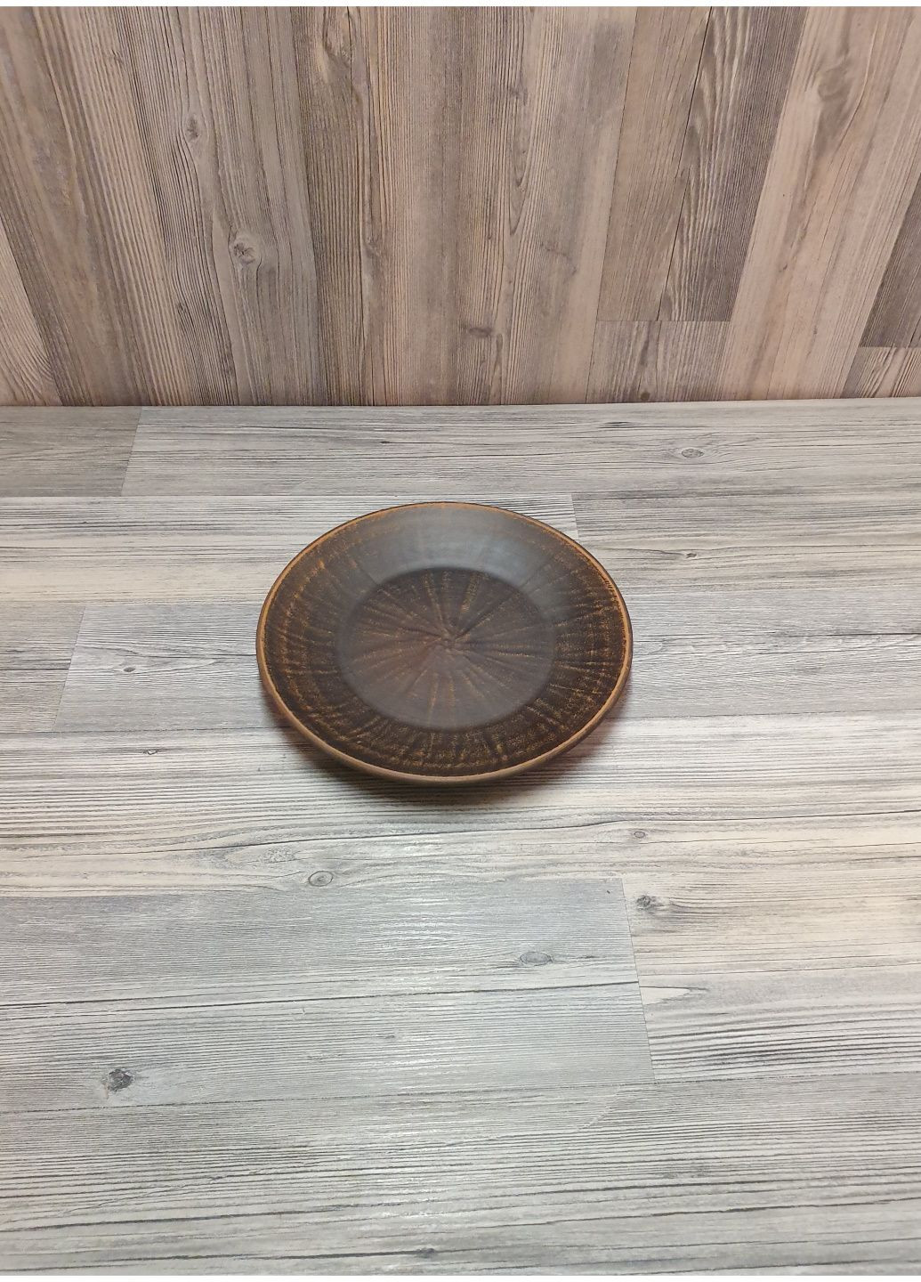 Тарелка 21 см., из красной глины No Brand (329722746)