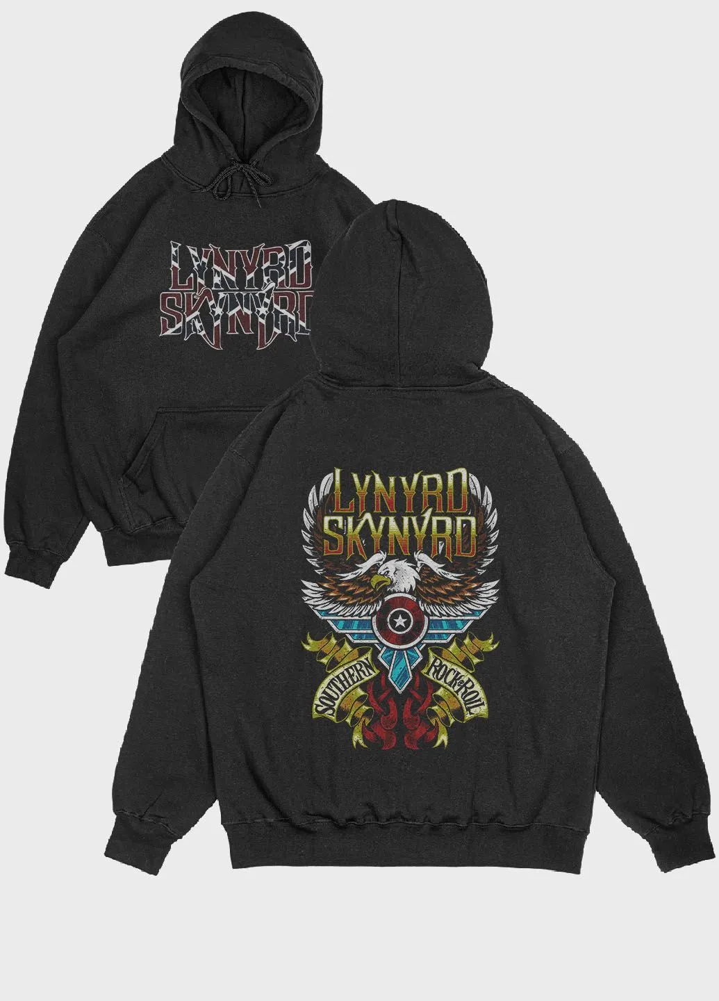 Женские тощие с рок принтом "Lynyrd Skynyrd" (HD004-004-2-176-FB-BL-F) Modno (311528256)