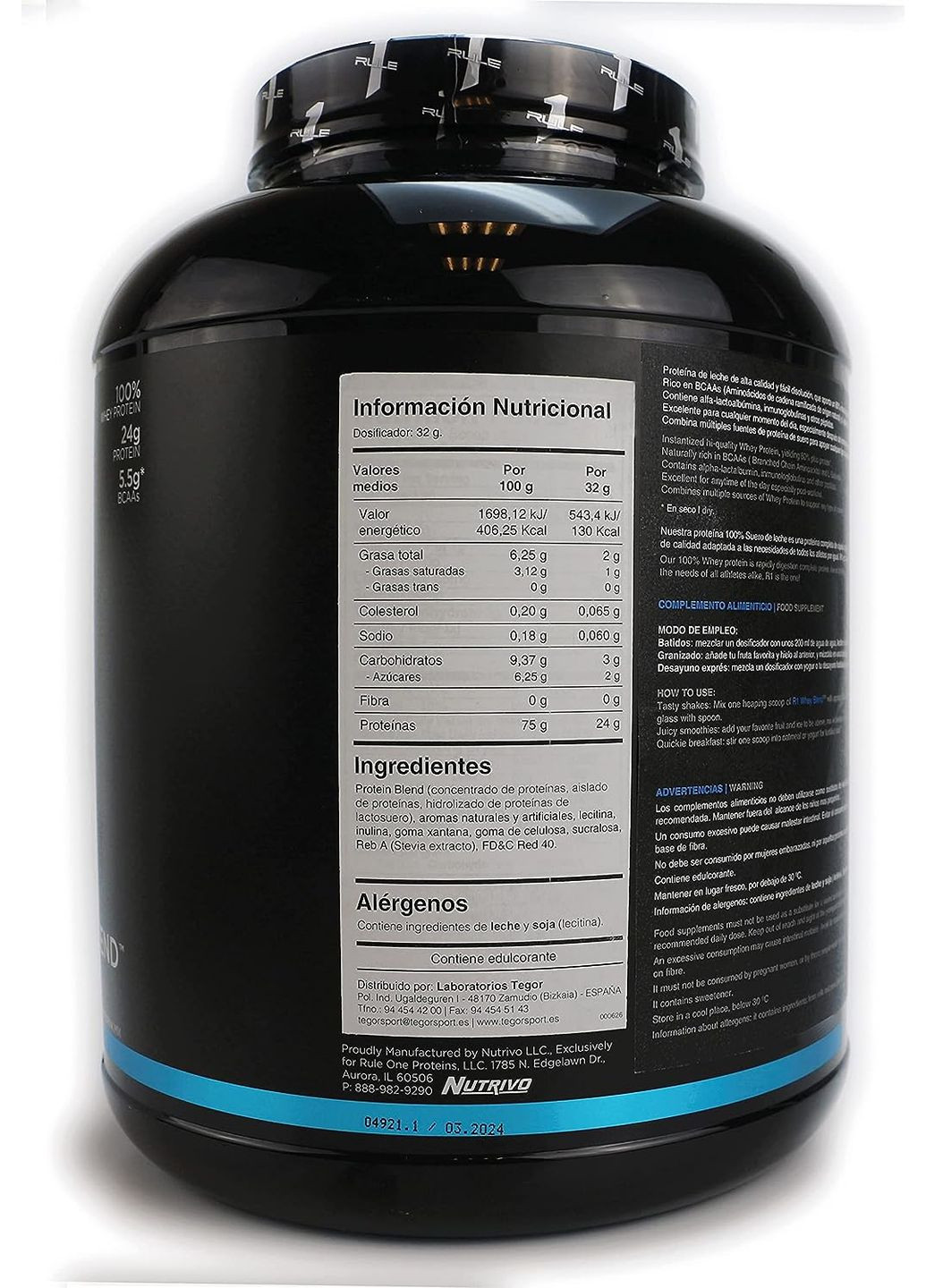 Протеїн Whey Blend 2.27 kg (Strawberries Creme) Rule One (300109173)