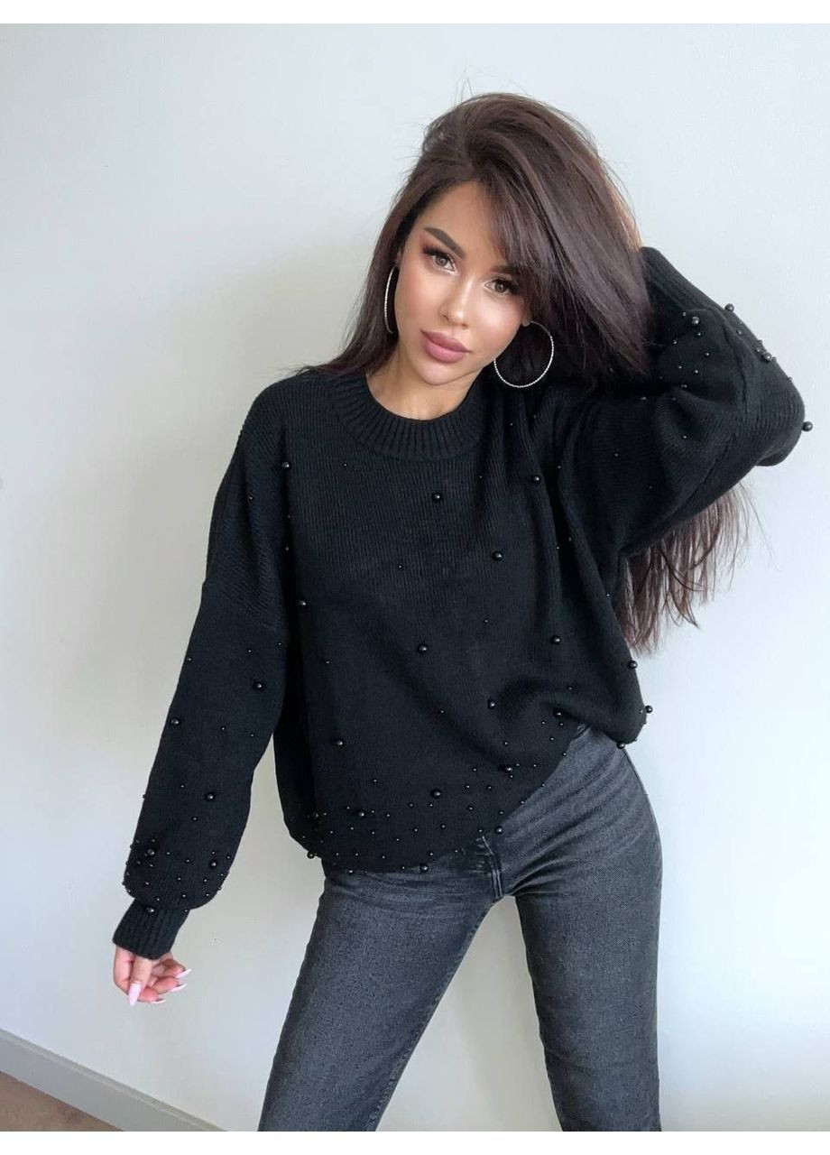 Чорний жіночий светр туреччина Osoblyva