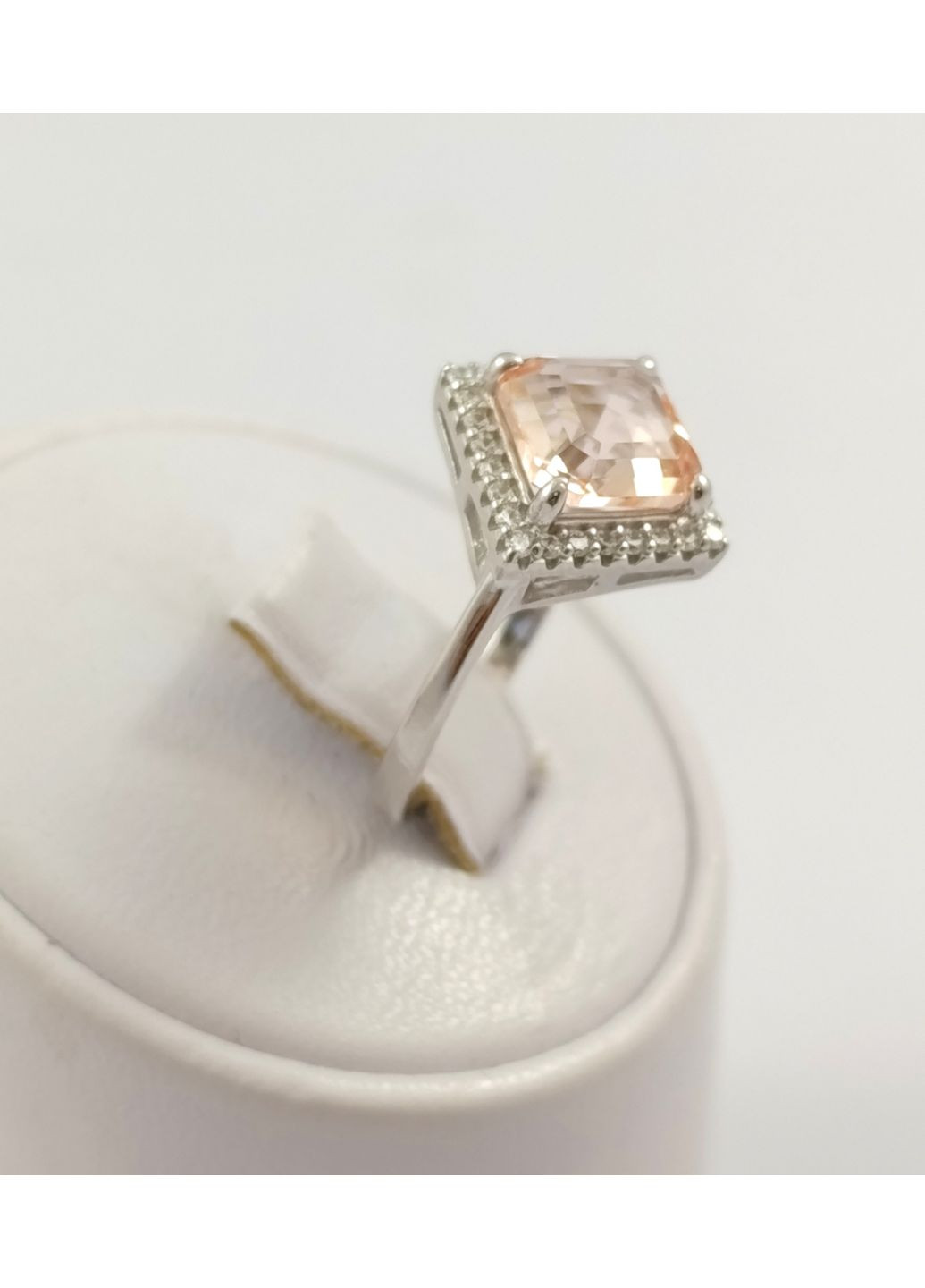 Серебряное кольцо с морганитом КТ462-мгц Shatlen Каблучка (356180647)