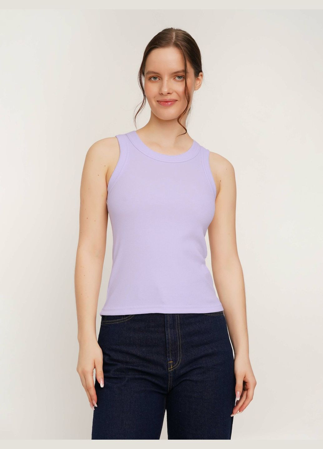 Майка однотонная женская WBC02305 Лавандовый shop (2000990596734) LAWA — 329034173