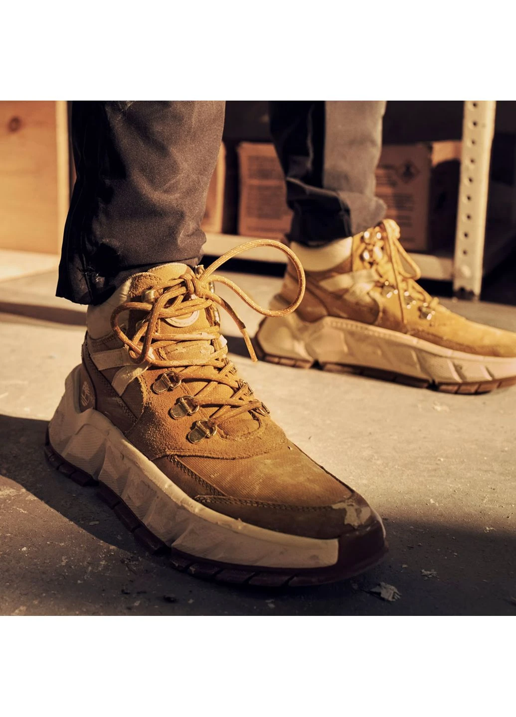 Кроссовки Tbl Turbo Hiker Brown TB0A5N4T231 Timberland коричневые демисезоны (398072972)