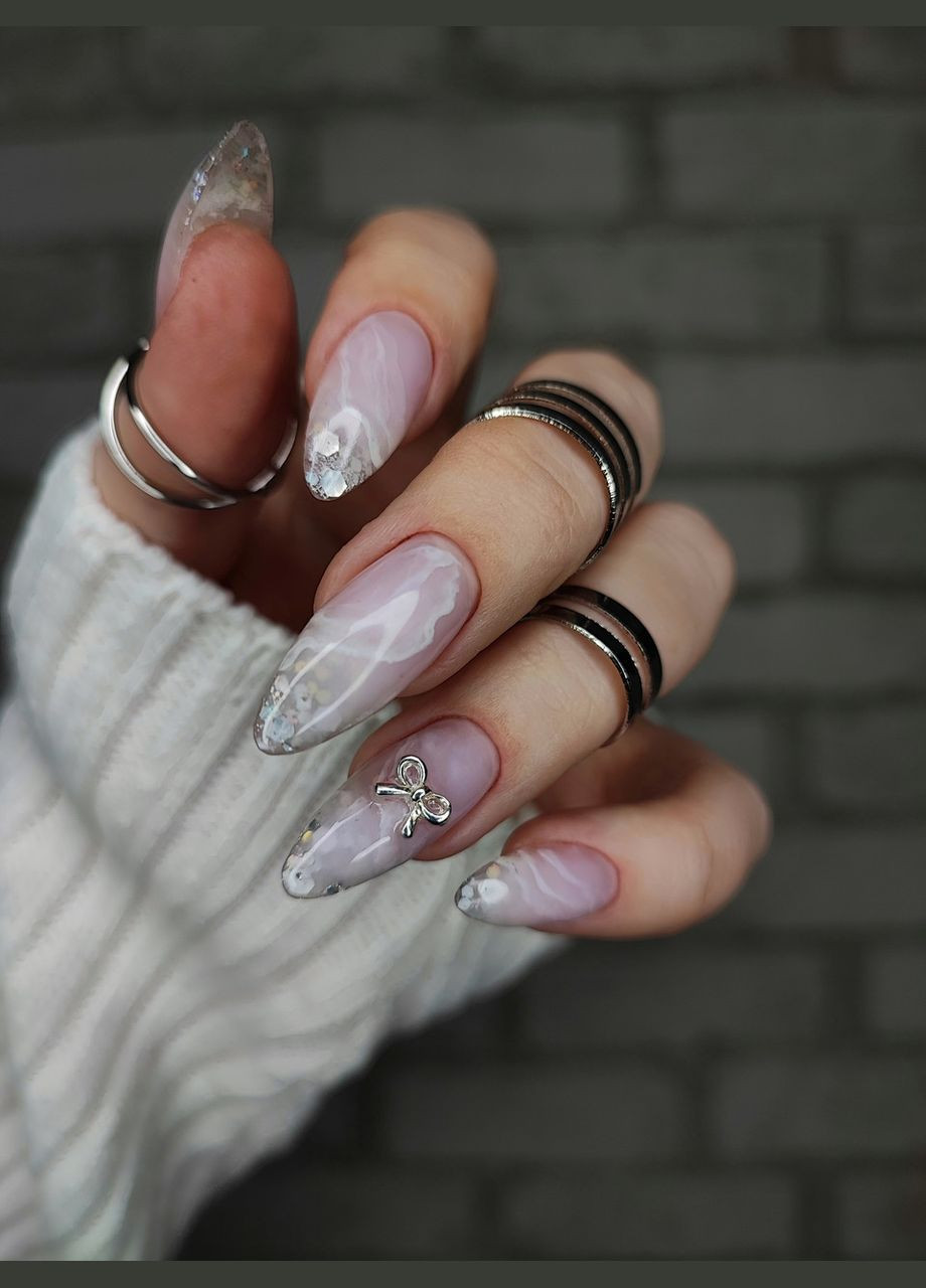 Набір для нарощування нігтів ( клей - база скотч 17мл, гелеві тіпси прозорі ) гелевими тіпсами 120 шт. Magic Girl (303635297)