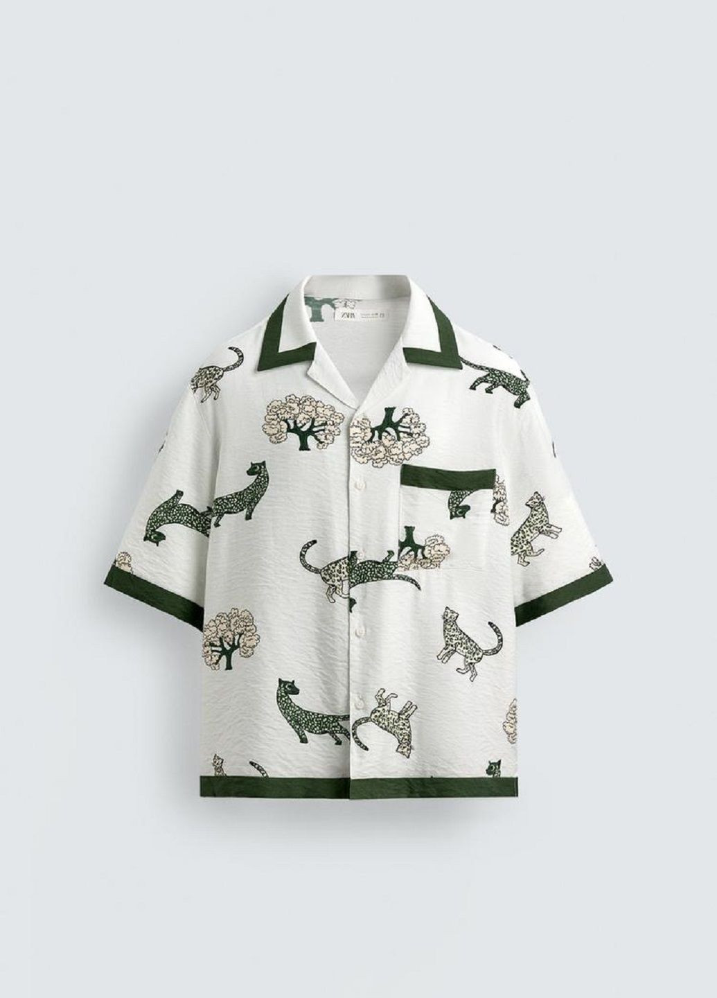 Цветная рубашка с рисунком Zara