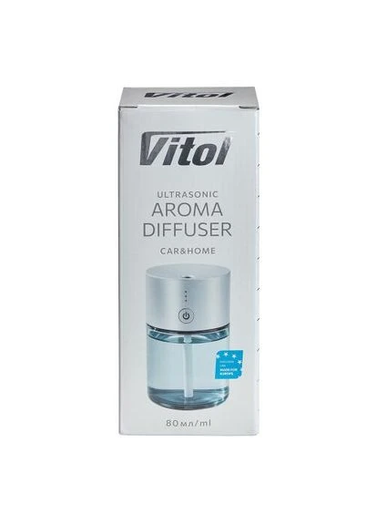 Ультразвуковий аромадіфузор Car&Home 80 ml, арт. A803 Vitol (382903496)