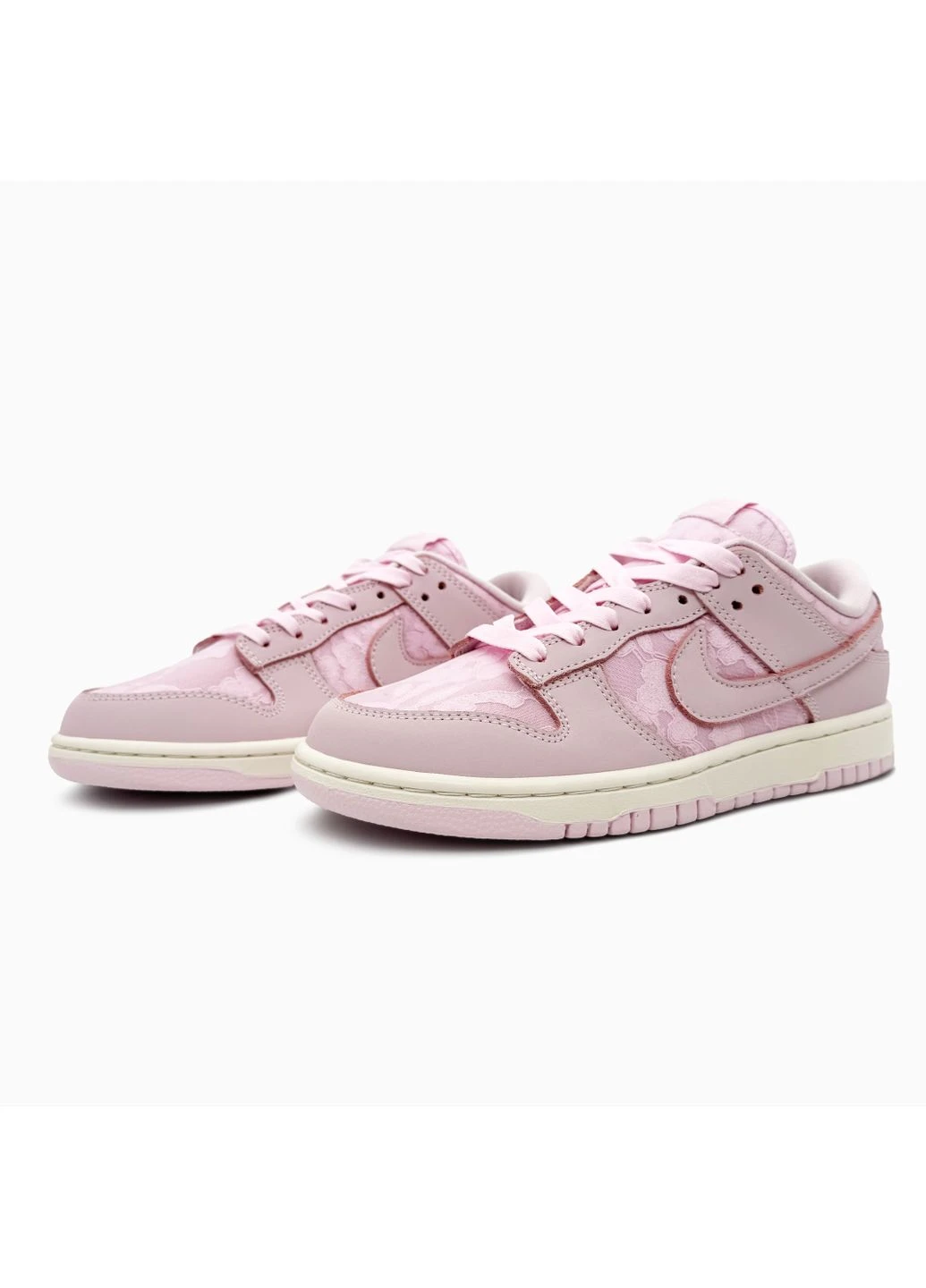 Комбіновані dunk low wmns lace pack/regal pink демісезон Nike 197979