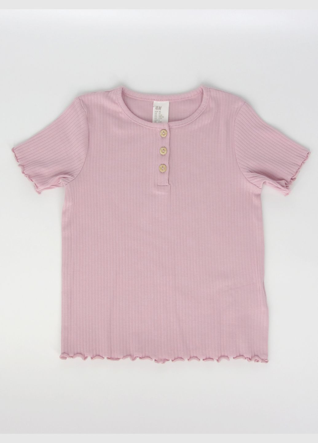 Рожева літня футболка H&M