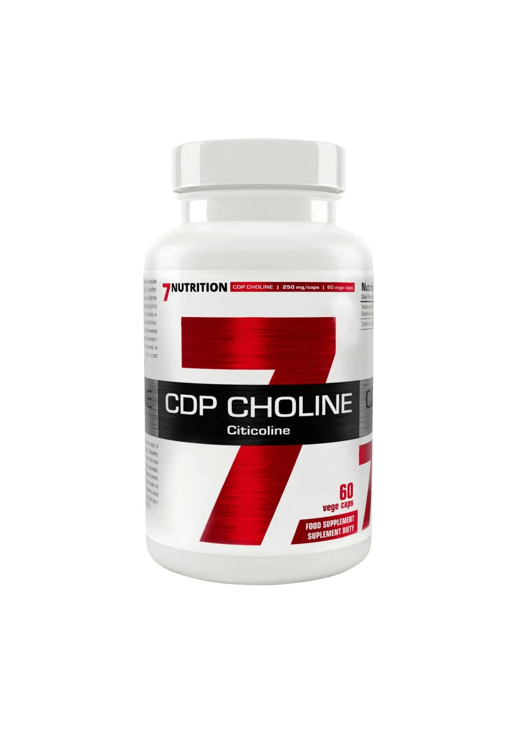 Цитиколин CDP Choline 250 mg (Citicoline) 60 caps 7 Nutrition (285120012)