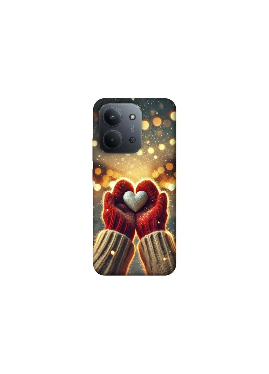Чохол на Xiaomi Redmi 15C (Global) Heart in hand Frontalka (384600377)
