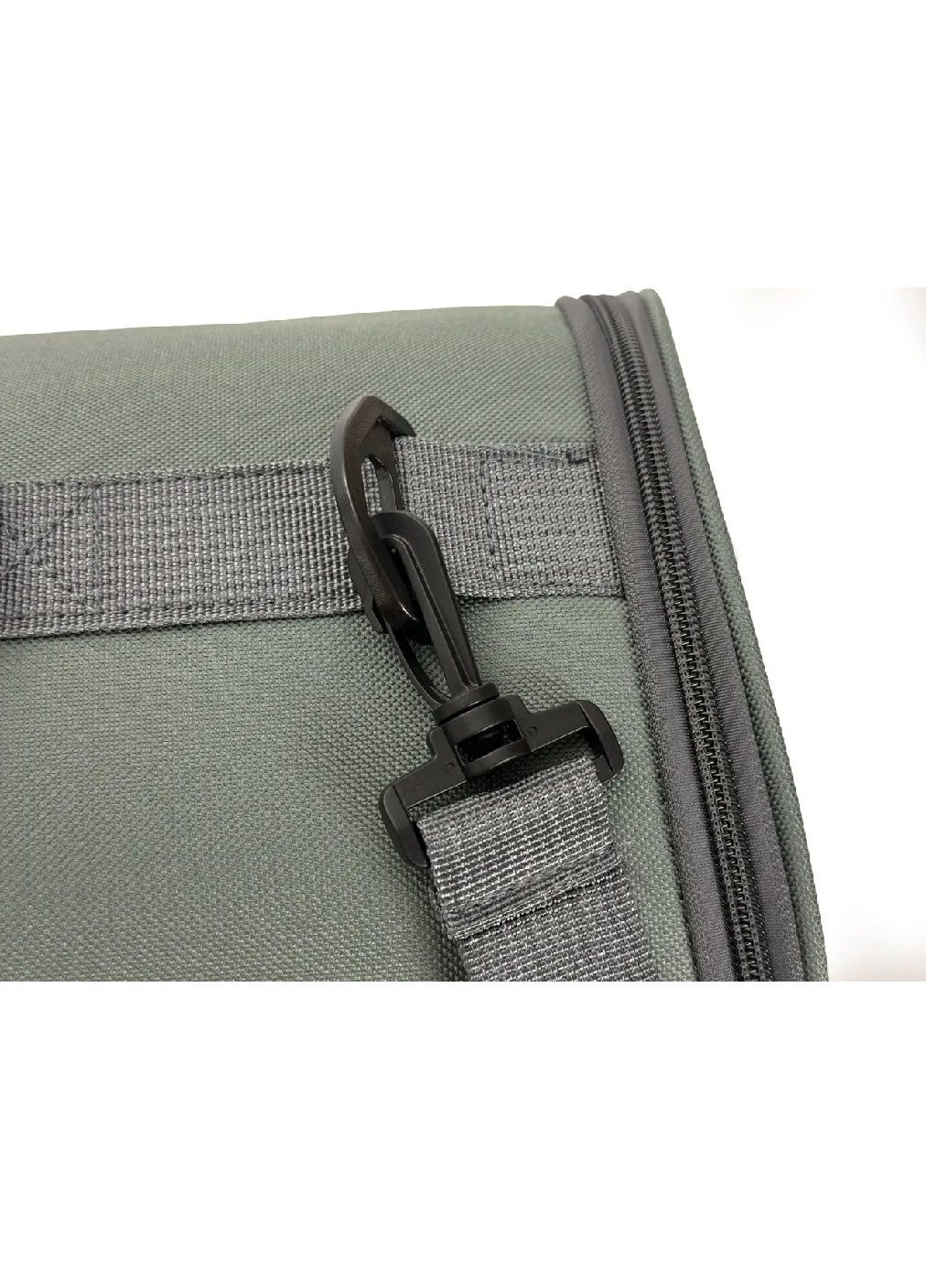 Сумка переноска с плечевым ремнем для перевозки переноски транспортировки животных кошек собак 48x26x25 см (481070-Prob) Серая Unbranded (352527700)