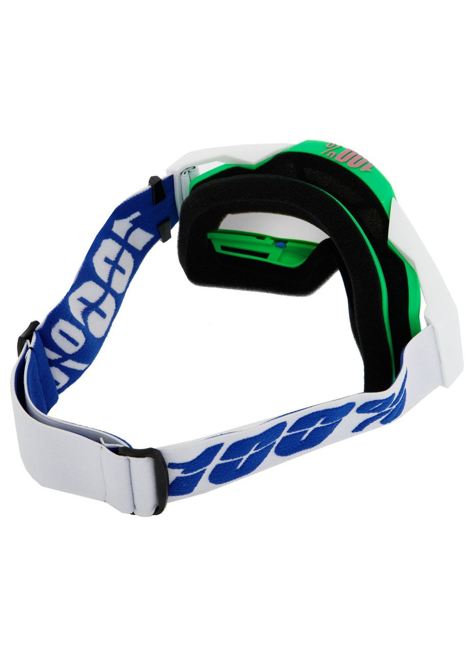 Лыжные очки, (маска) затемненный визор (TPU, PC, цвет оправы-салатово-синий) (M-8587) SP-Sport (361435480)