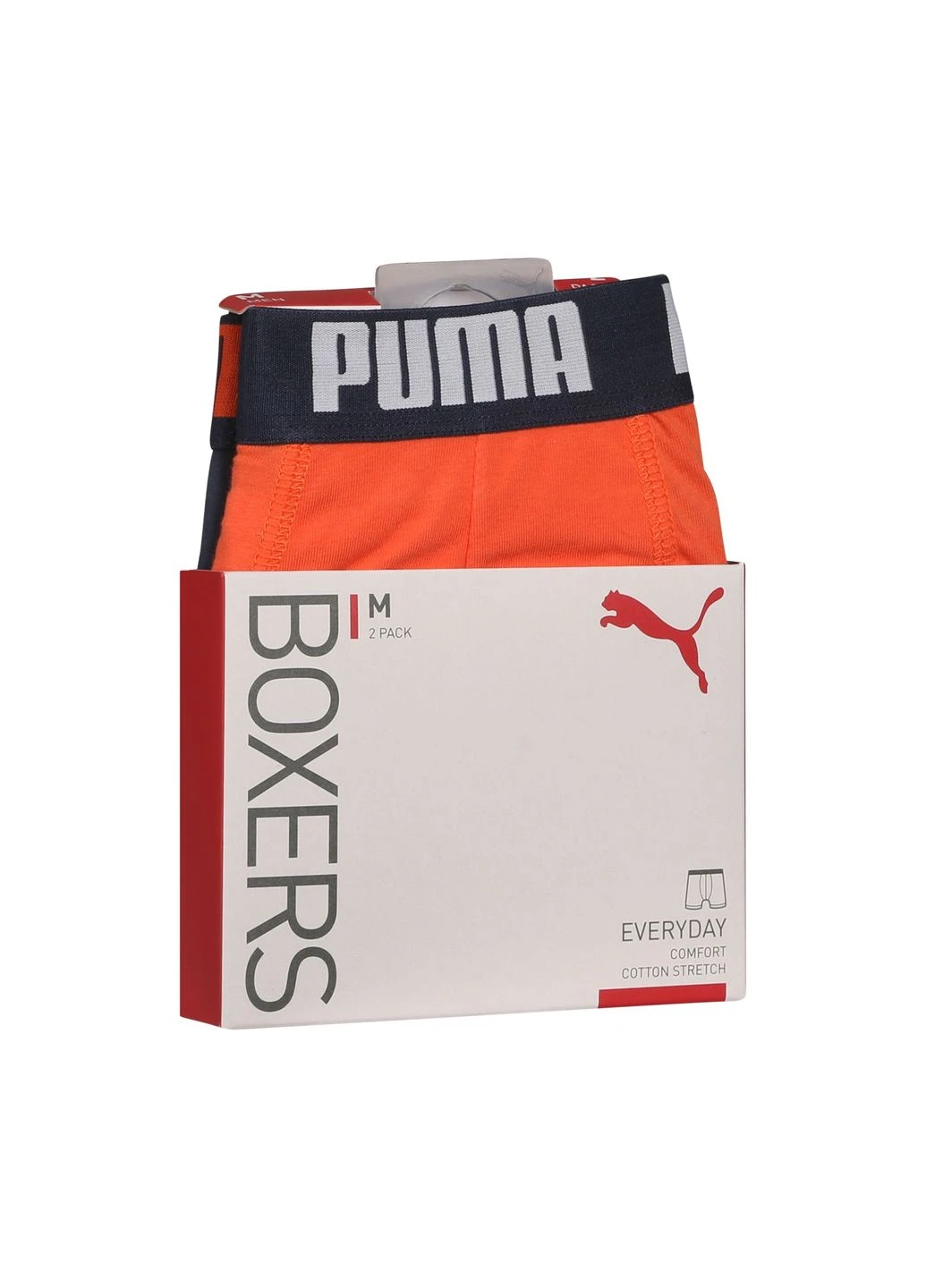 Трусы Basic Boxer 2P (2 шт) Black/Orange 521015001-054 Puma (399375012)
