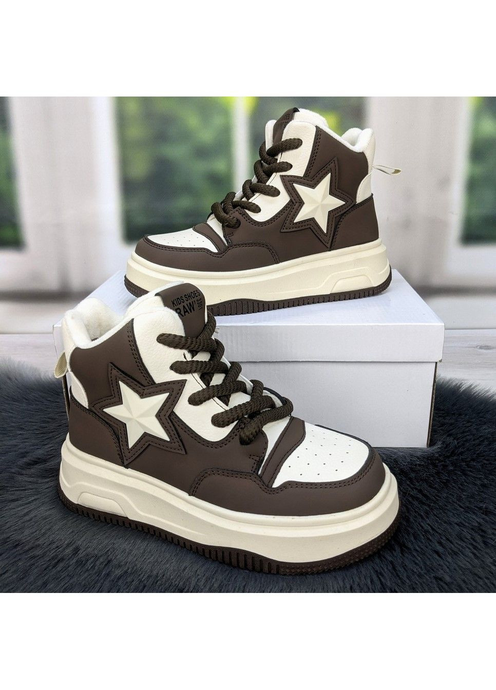 Коричневые повседневные осенние ботинки детские для девочки демисезонные Clibee