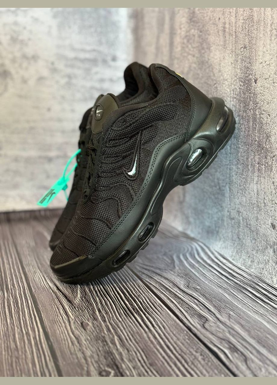 Чорні всесезон кросівки Vakko Nike Air Max TN Black