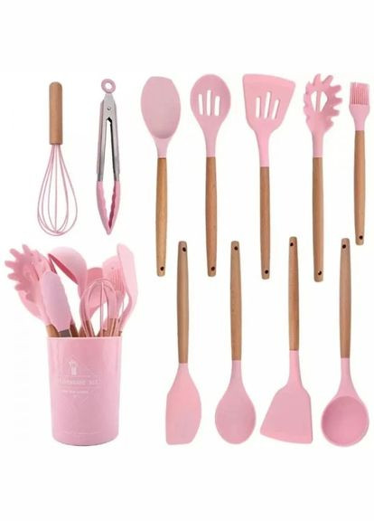 Набір кухонного приладдя 12 предметів набір із силікону та дерева RD-1204 Good Idea (302448090)