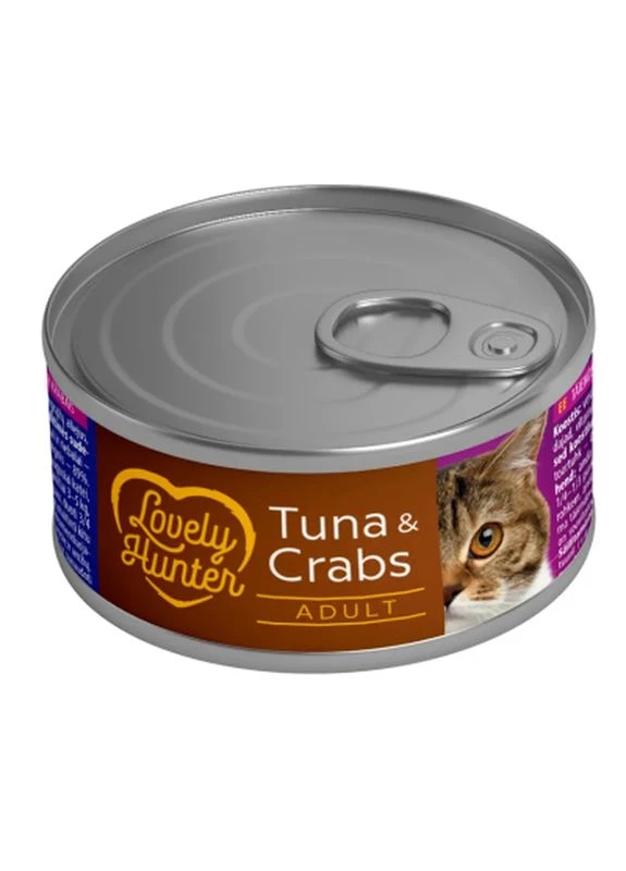 Консервы для кошек Adult cats Tuna & Crab 85 г (LHU45465) Lovely Hunter (397442285)