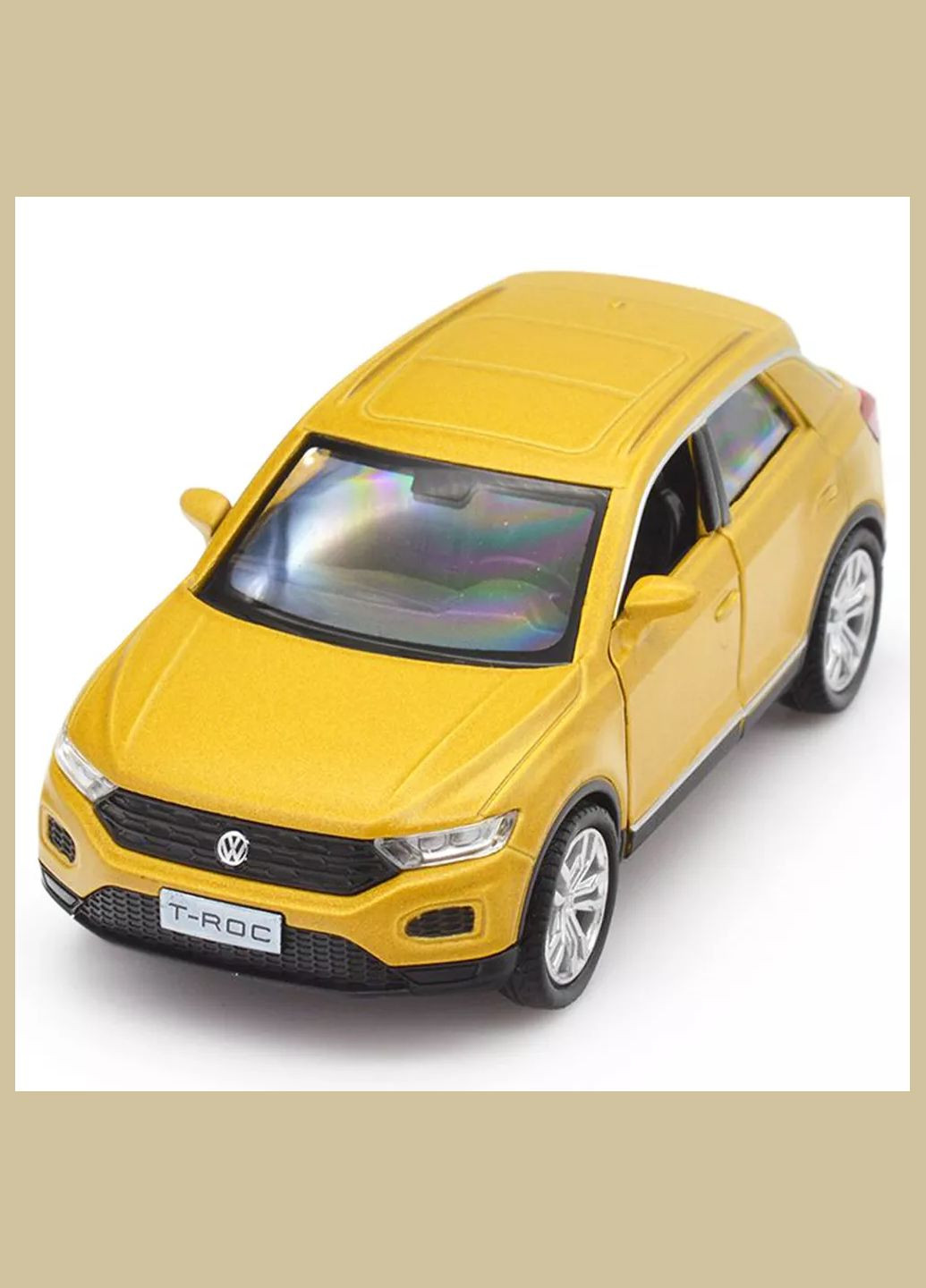 Автомодель Volkswagen T-ROC 2017 золотий (250345U) TechnoDrive (326805802)