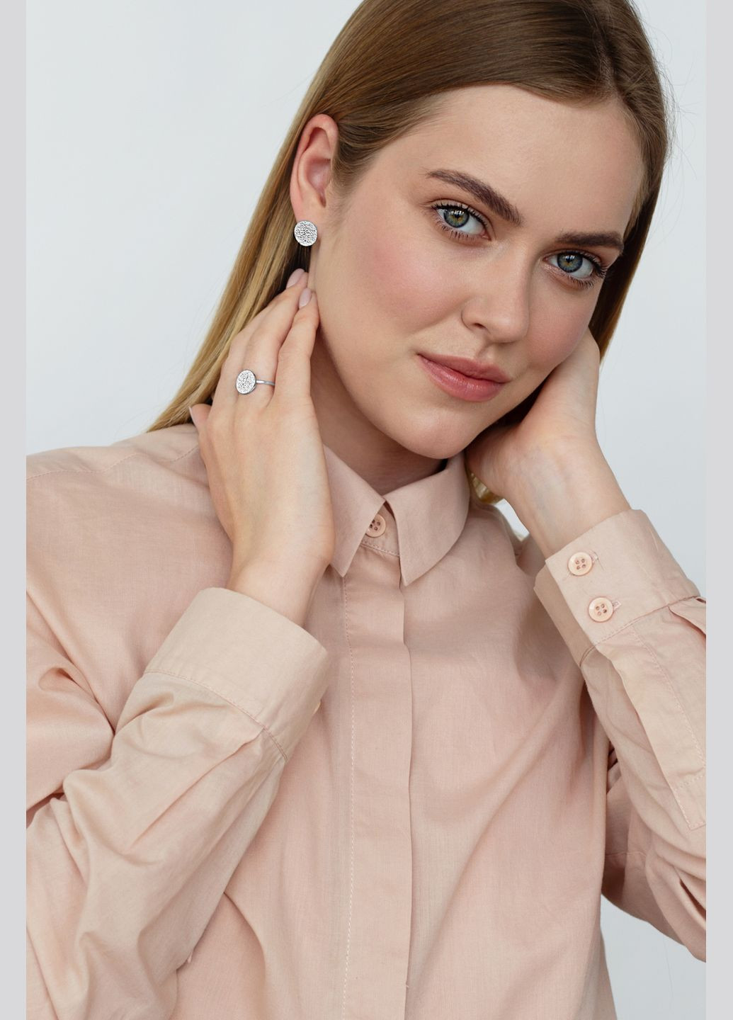 Серебряные серьги (4980-1) IRIJ (331017193)