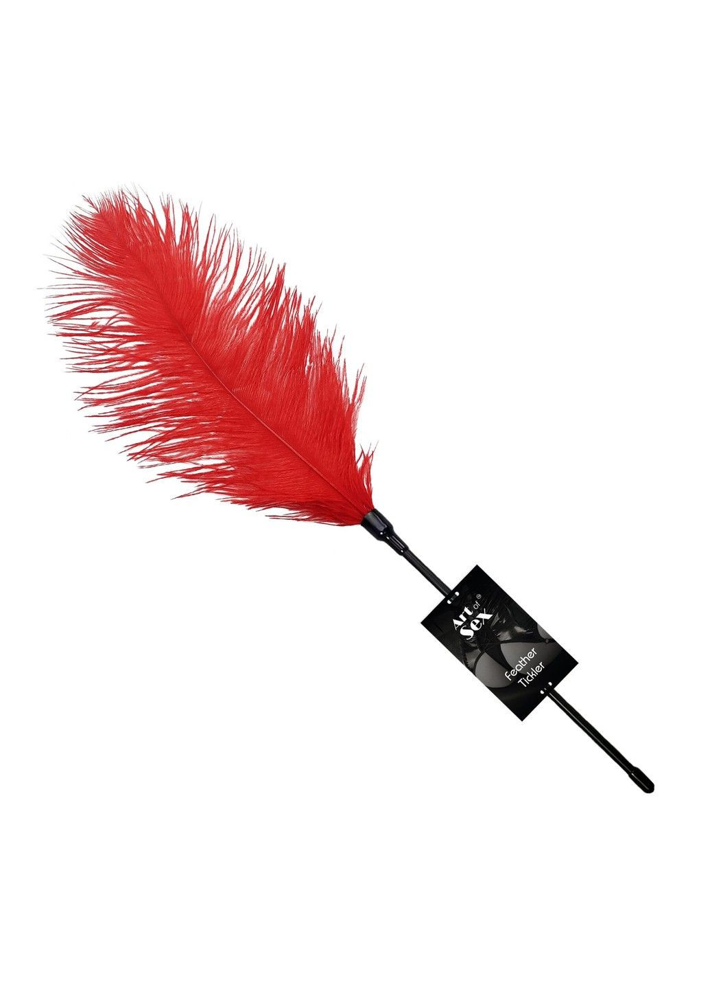 Лоскітка зі страусиним пером – Feather Tickler, червона Art of Sex (345708838)