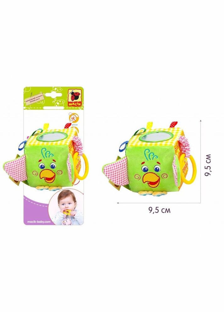 Подвеска-кубик Зоо "Попугай Пустун" МС 110202-01 Macik (337178662)