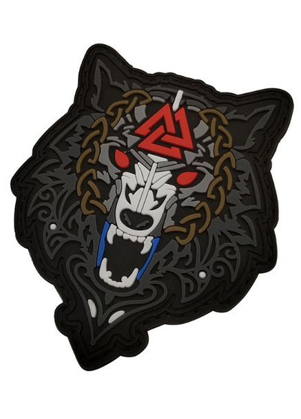 Патч ПХВ на липучці Wolf Валькнут PTR No Brand (317769384)