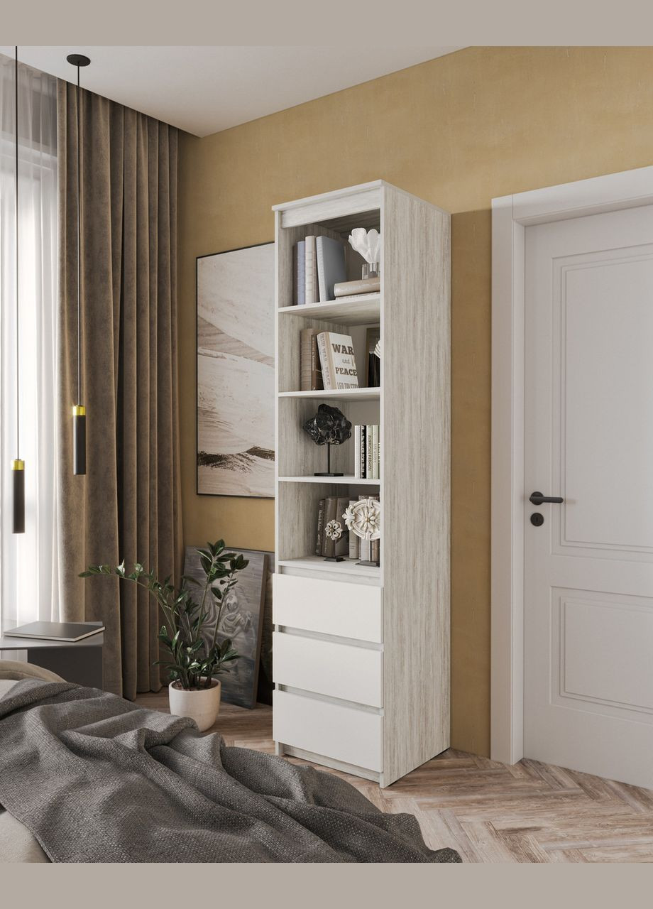 Пенал открытый с шухлядами T-219 Ш500/В2117/Г498 мм MORELI (313587421)