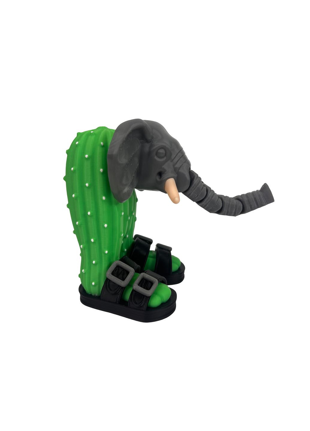 Іграшка "Lirili Larila" кактус слон з серії Italian Brainrot, зелена 13,5 см (PIG10023) DrukHouse3D (352166143)