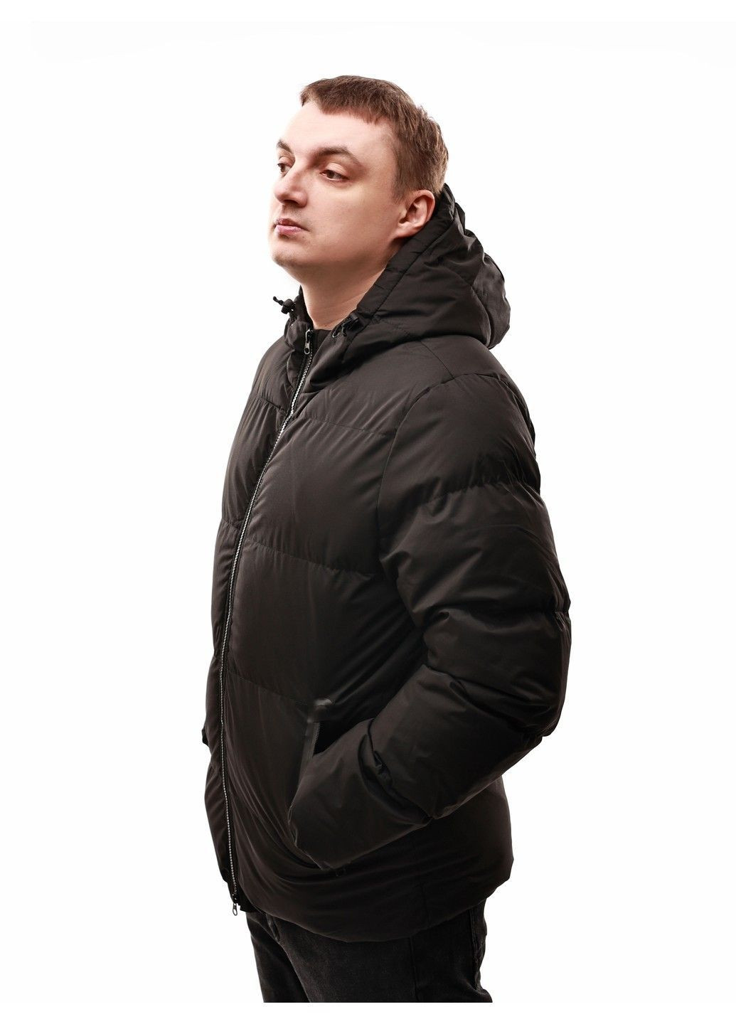 Чорна куртка зимова чоловіча Lumo