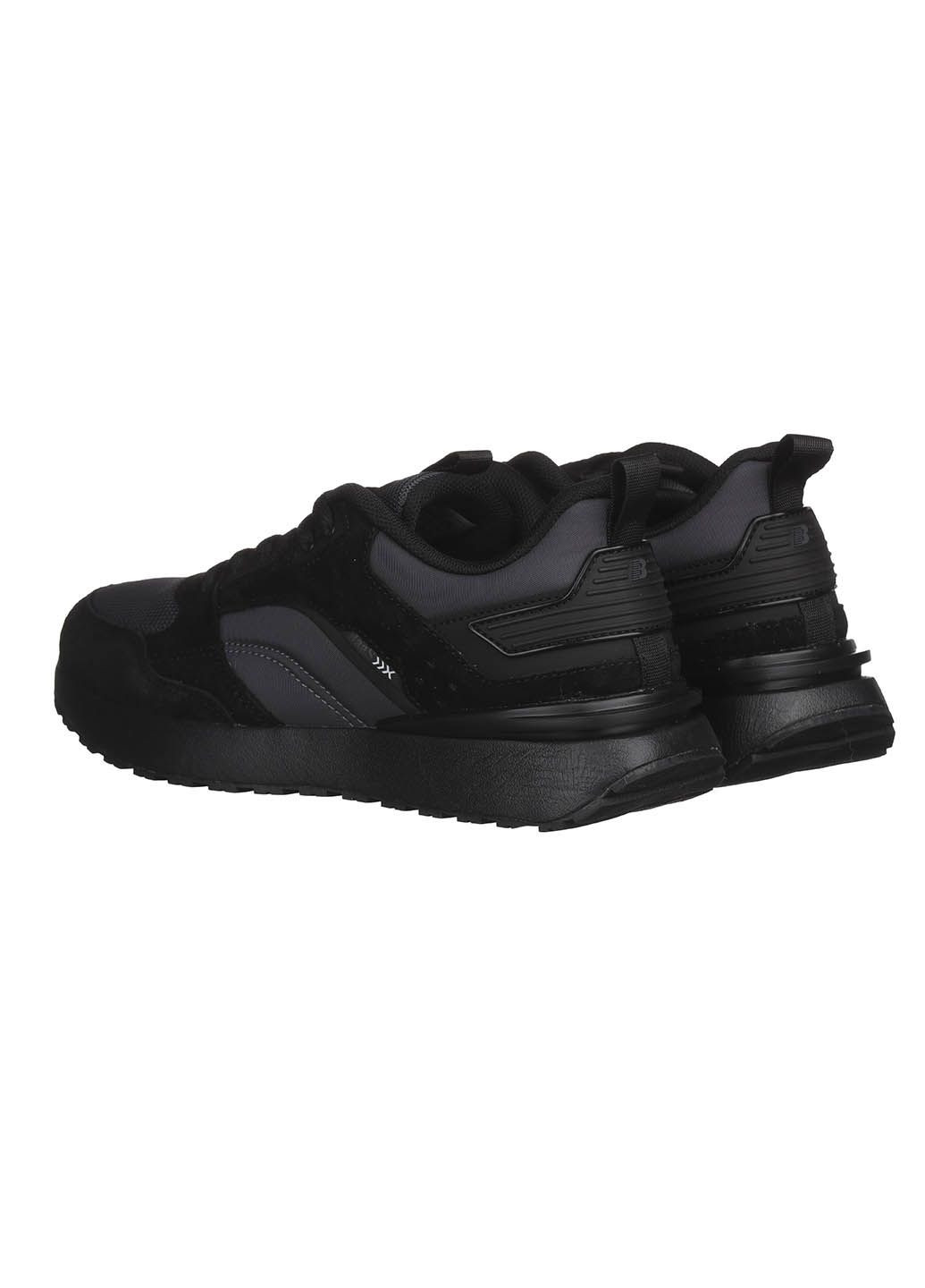 Кроссовки женские демисезонные на шнуровке текстильные на высокой подошве повседневные для прогулок черные L1862-1C Baas чёрные демисезоны (322668652)