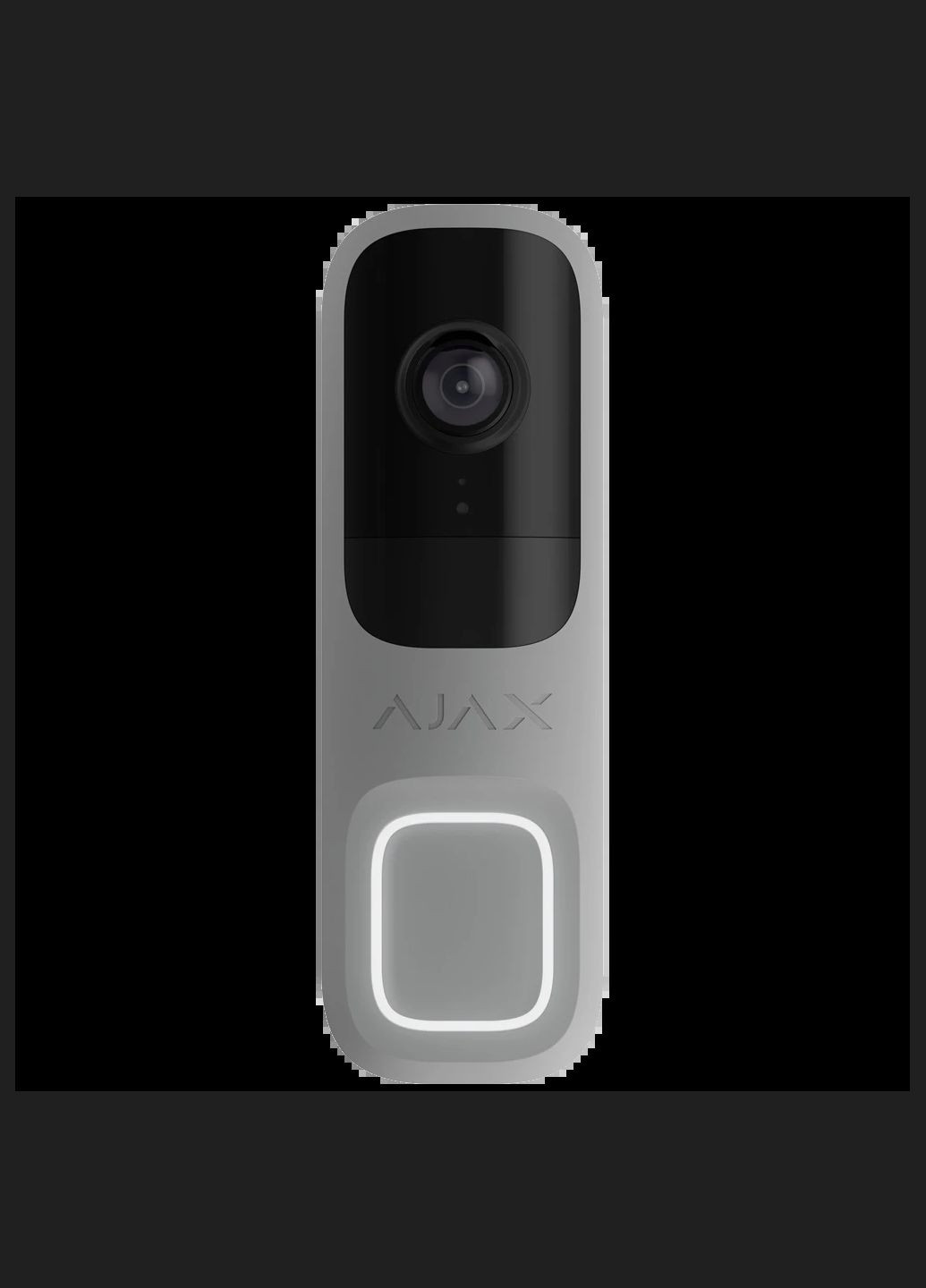 Відеодзвінок Doorbell (Grey) із вбудованим штучним інтелектом, ІЧ-сенсором та управлінням у додатках Ajax (338565726)