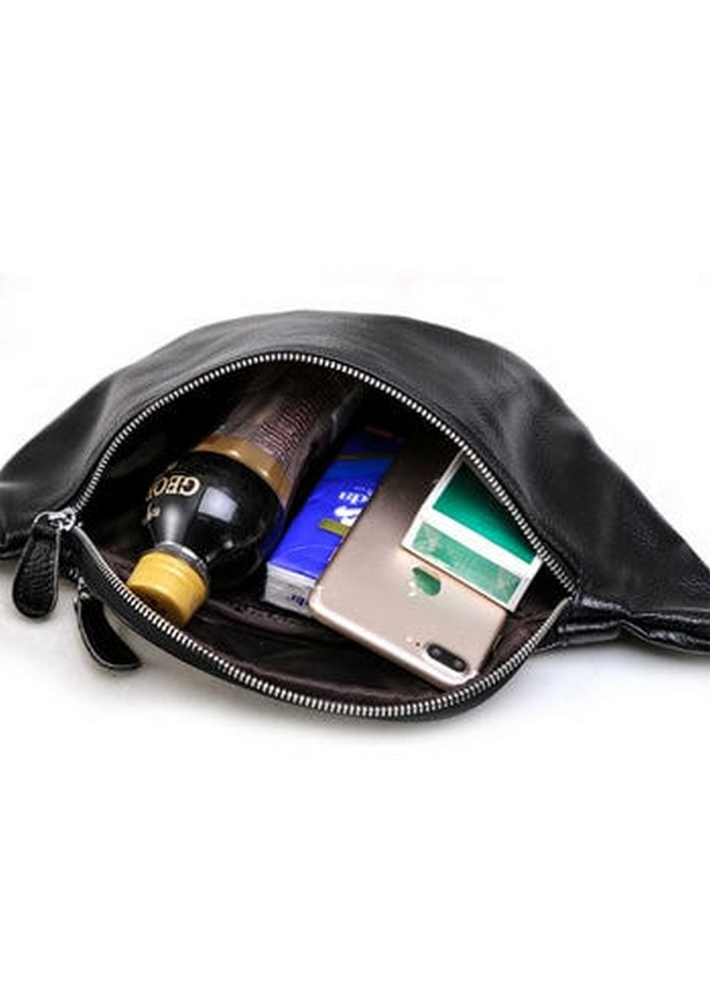 Кожаная бананка 8.5х12х30 см Tiding (315870884)