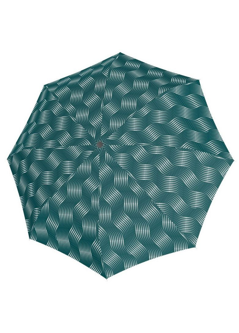 Темно-зелёный легкий зеленый женский зонт Doppler средний система антиветер (303727686)