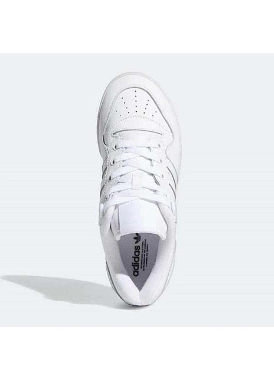 Белые демисезонные originals rivalry low w white adidas FV4225
