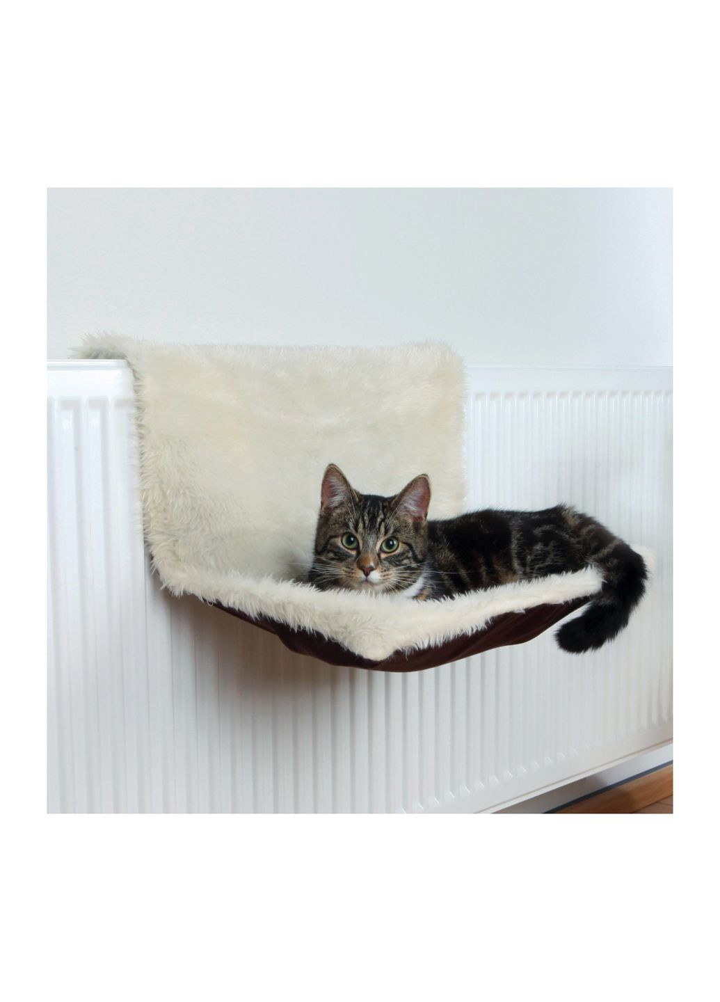 Лежак на батарею для кошек 45x26x31 см Коричневый/Бежевый (4011905431413) Trixie (332878446)