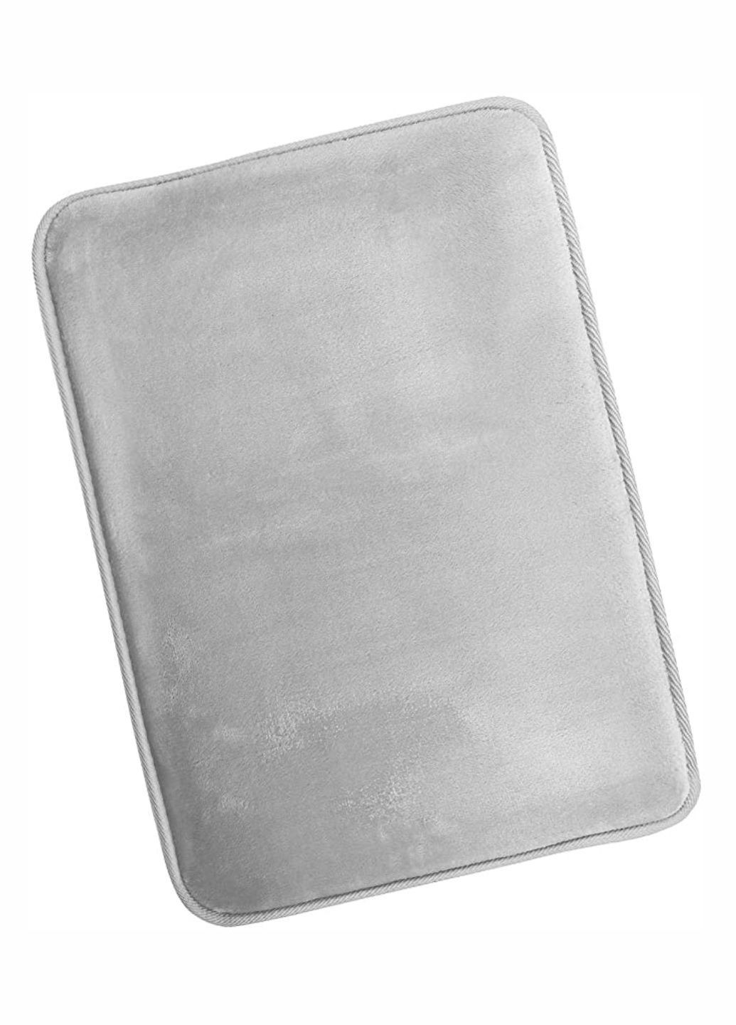 Антиковзаючий, м'який килимок для ванної з ефектом пам'яті - 40 х 60 см Сірий Aquarius (281327201)