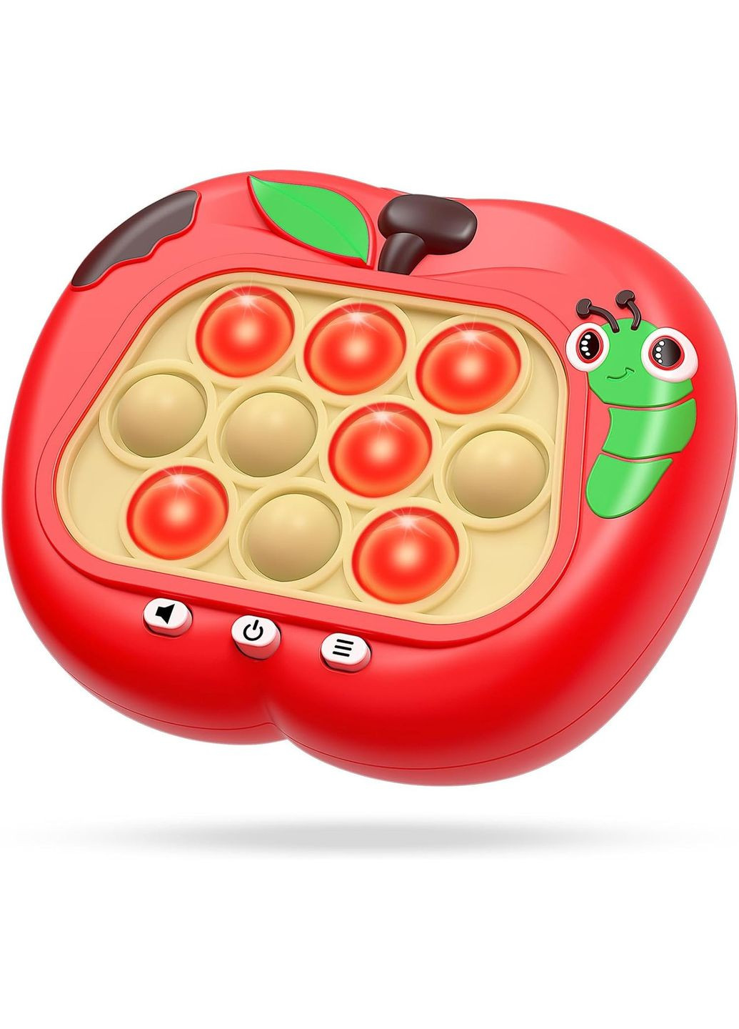 Электронная приставка консоль Quick Push Game приставка игры Pop It Антистресс-тек ток игрушка Apple Red No Brand (365720944)