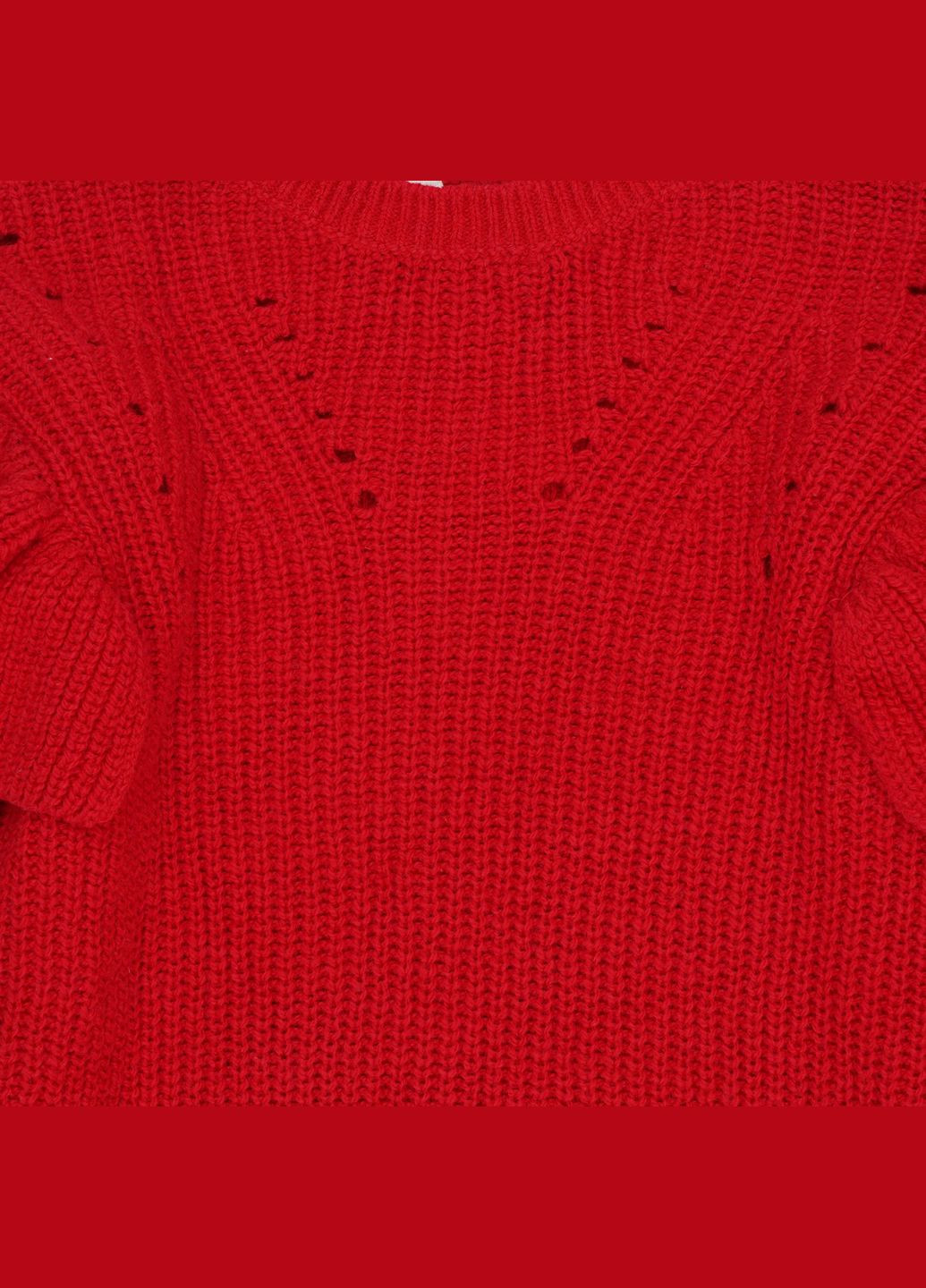 Красное платье вязаное H&M (291240639)