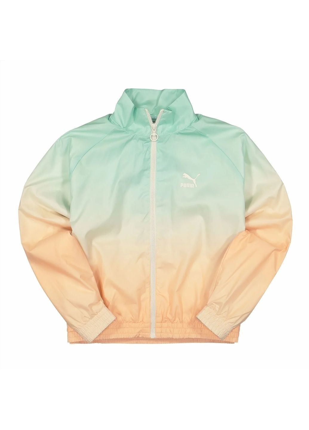 Бирюзовая куртка мужская gloaming aop full zip jacket turquoise 845957-76 Puma