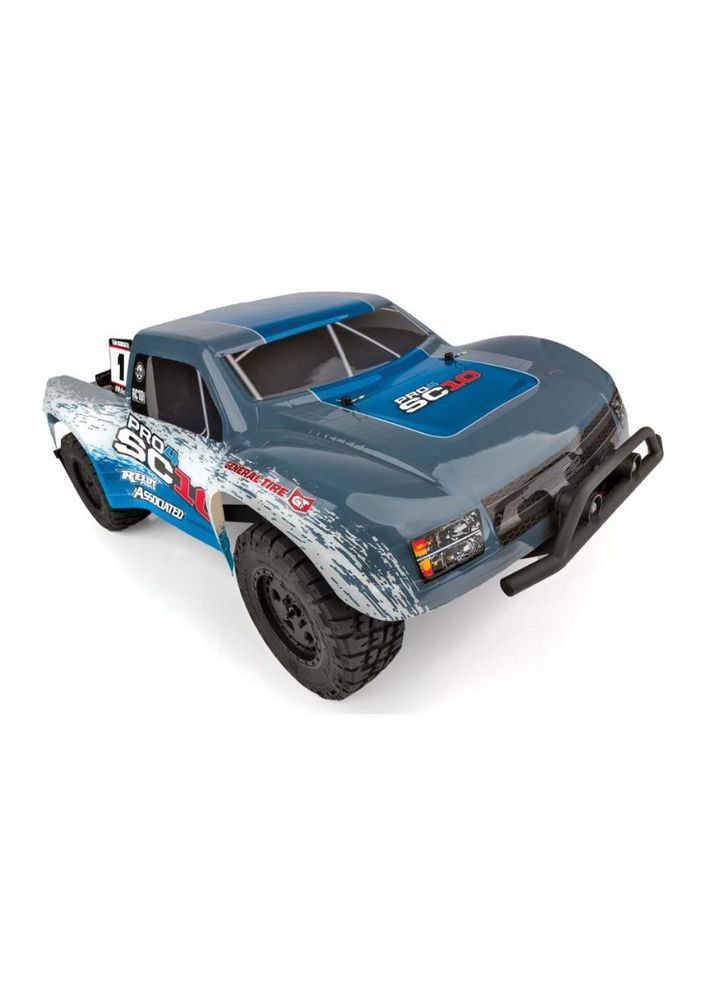 Машинка на радиоуправлении Team Associated Pro4 SC10 1/10 RTR 4WD Brushless Short Course Truck (General Tire Blue) Traxxas (338597993)